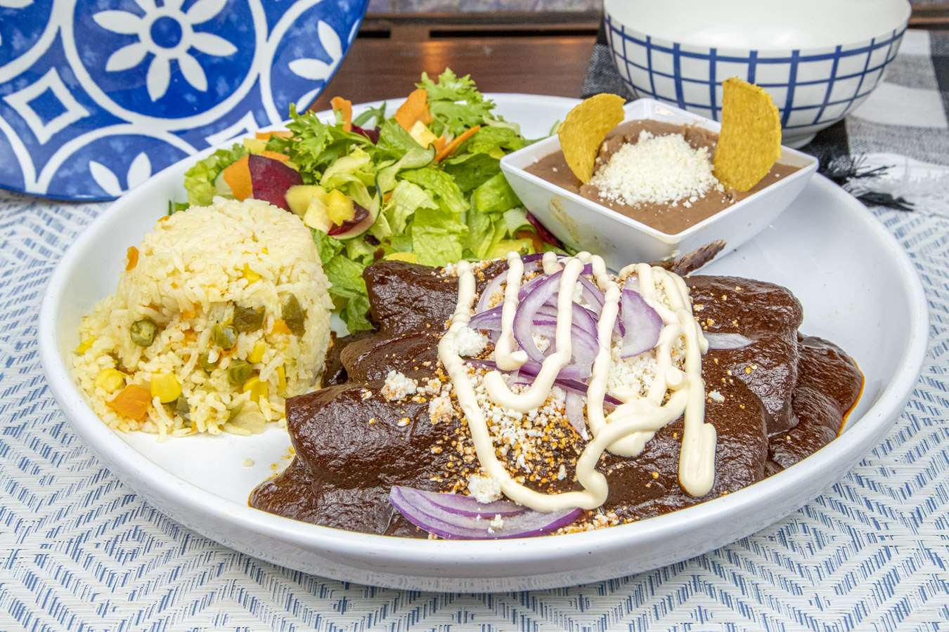 Enchiladas de Mole
