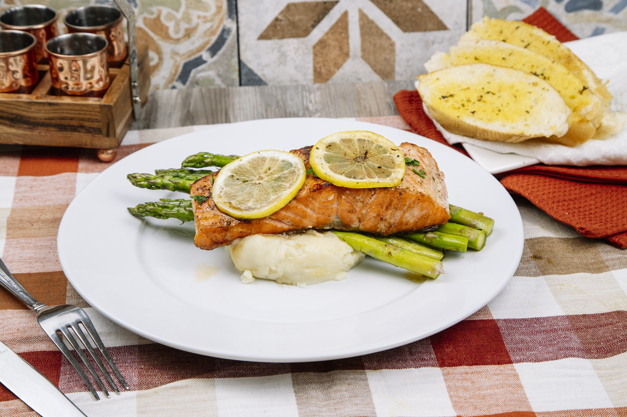 Salmon a las Finas Hierbas